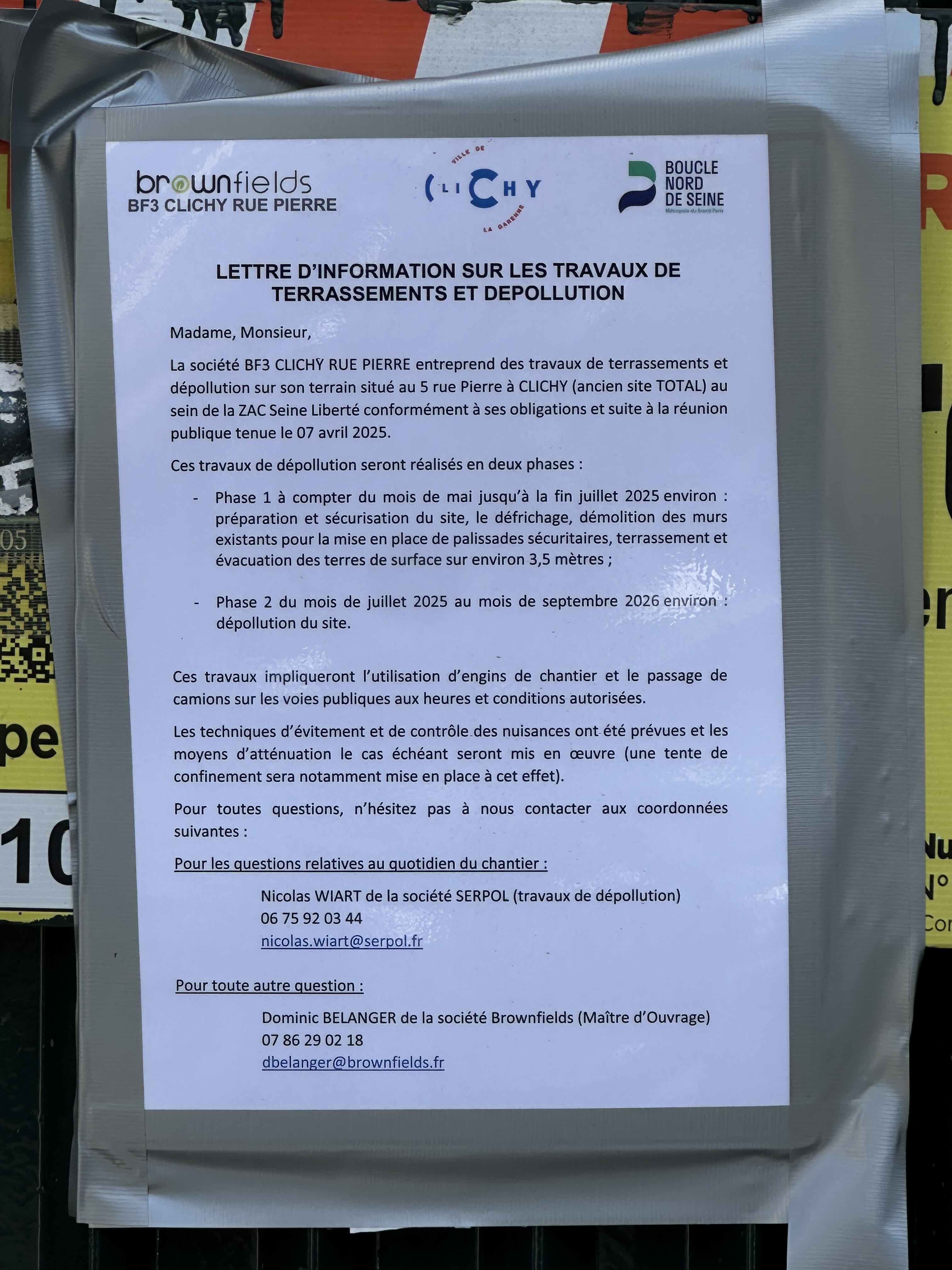 Plan de la demolition de l'ancien site de Total Energies